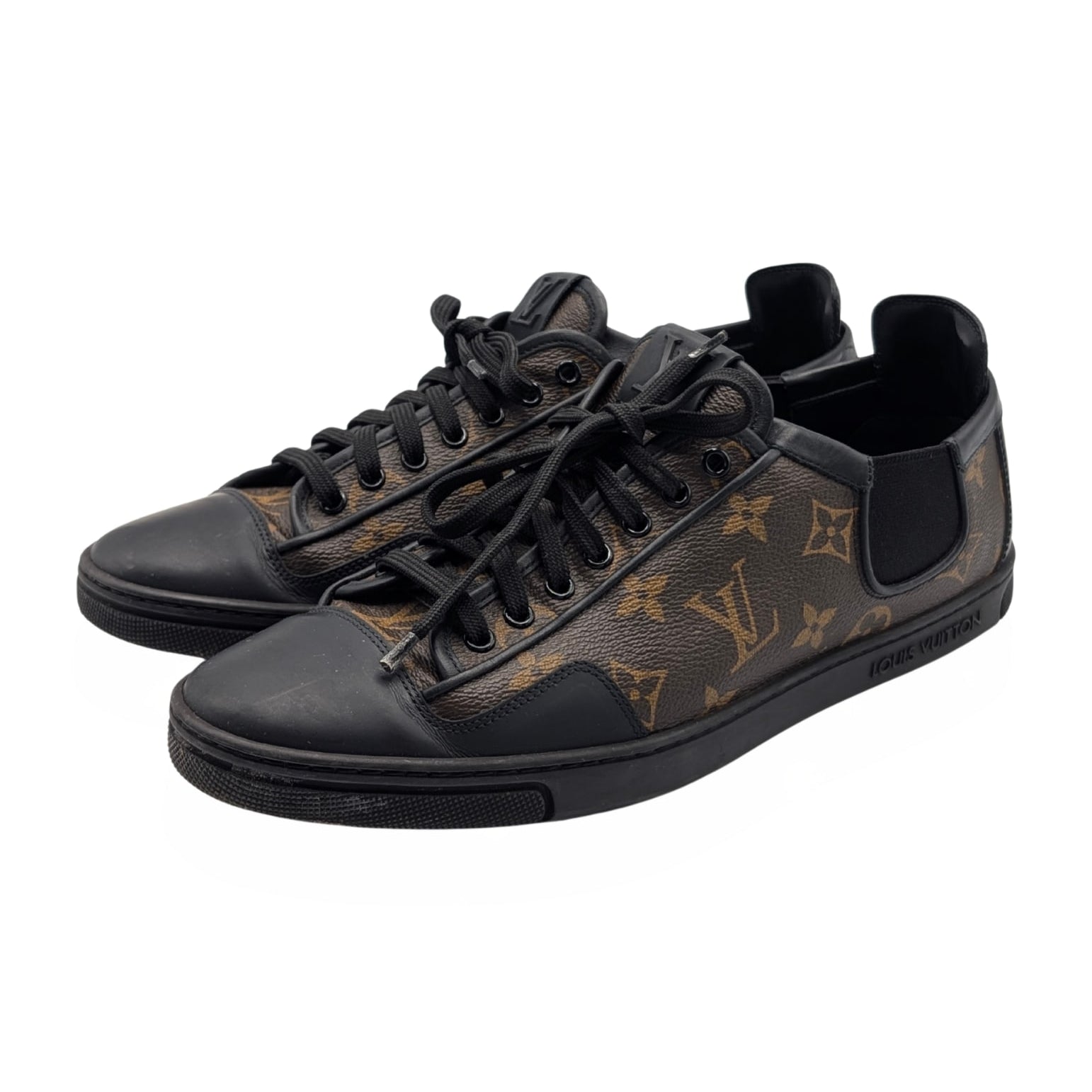 Louis Vuitton Damier Ebene Slalom Sneakers Men Size 8