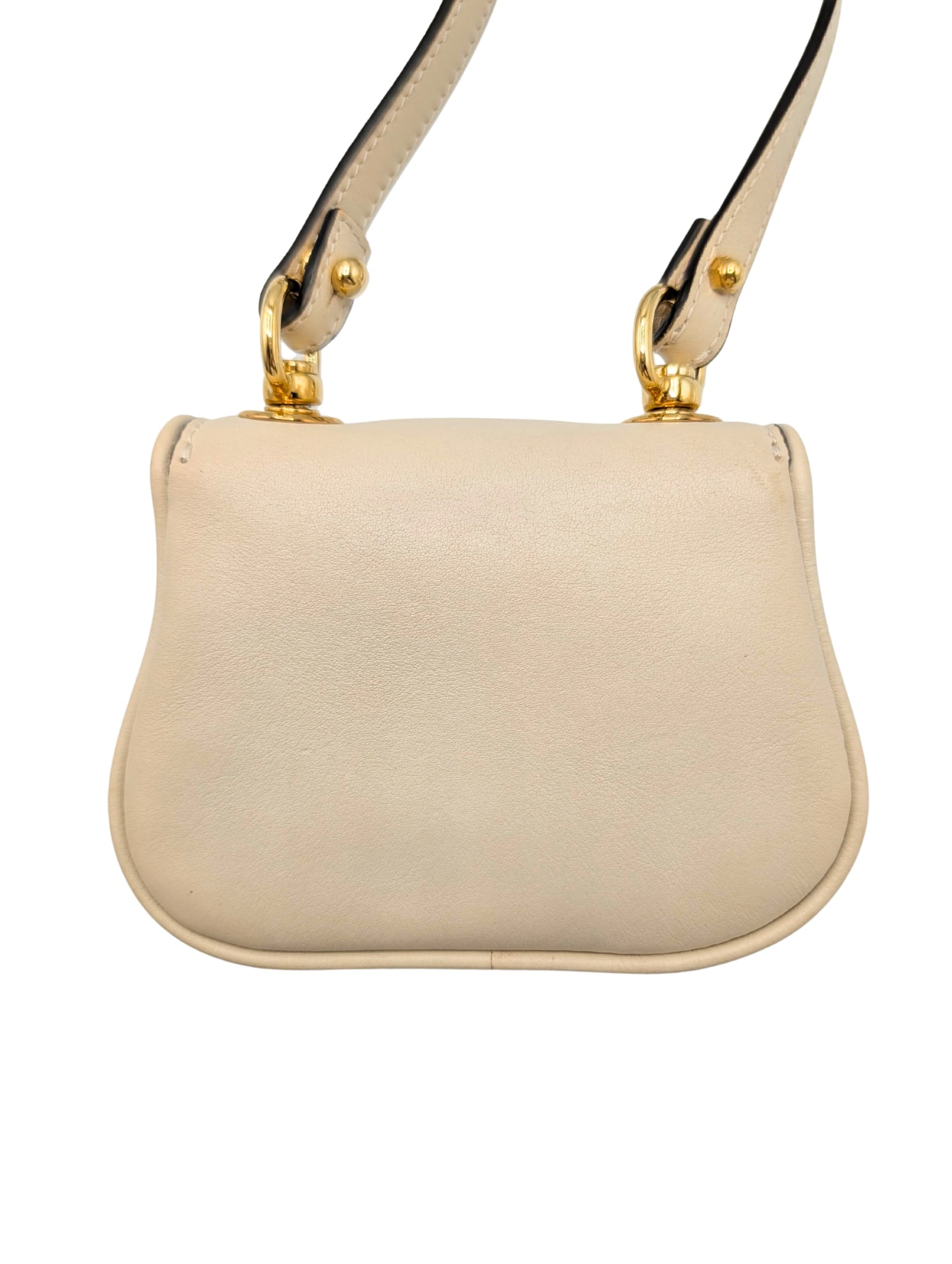 Gucci Cream Leather Blondie GG Mini Crossbody
