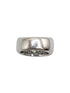 Cartier Nouvelle Vague Paris Diamond 18K White Gold Dome Ring Size 52