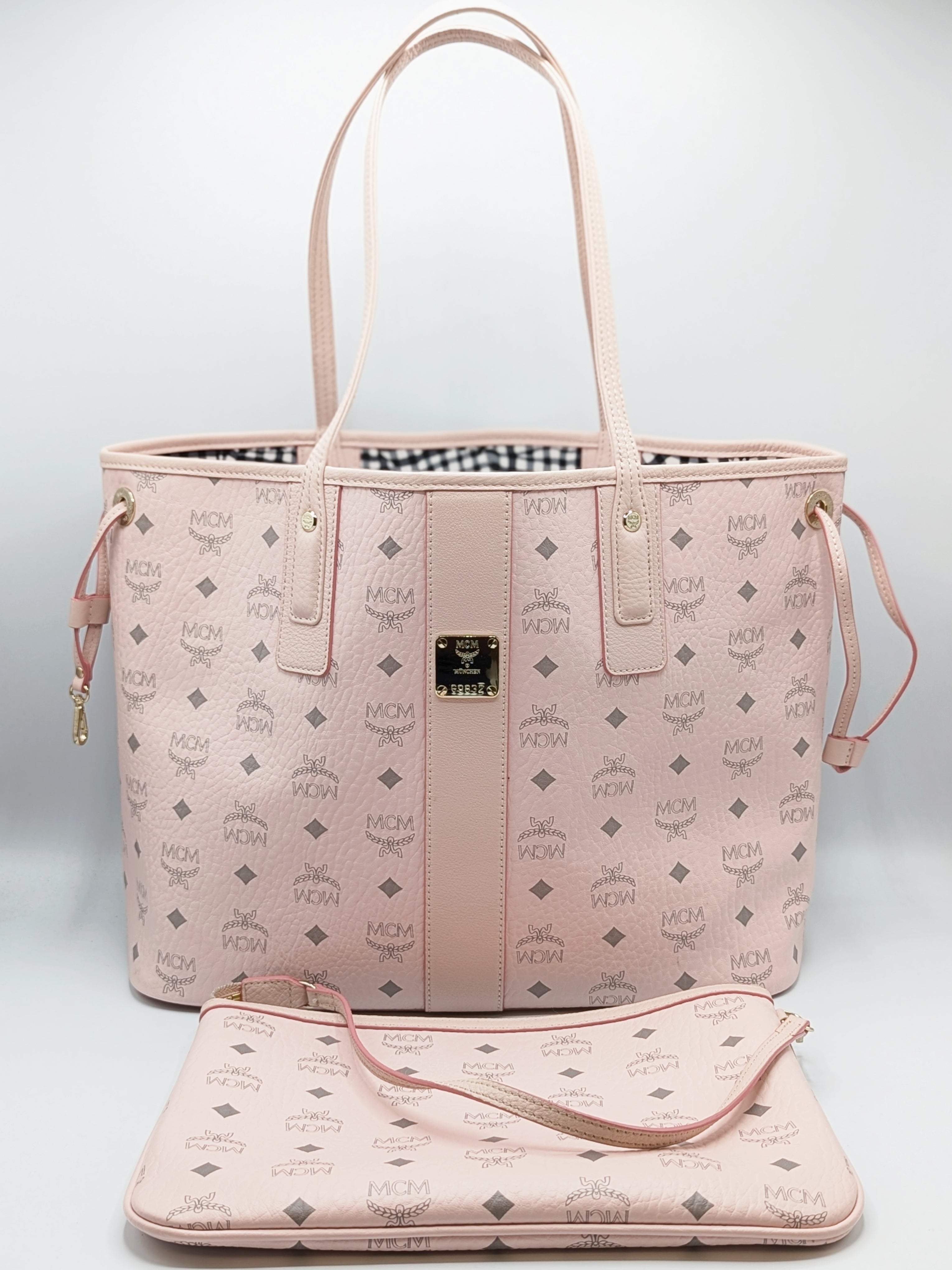 MCM Collection PURSE STRAP good in Powder Pink Visetos