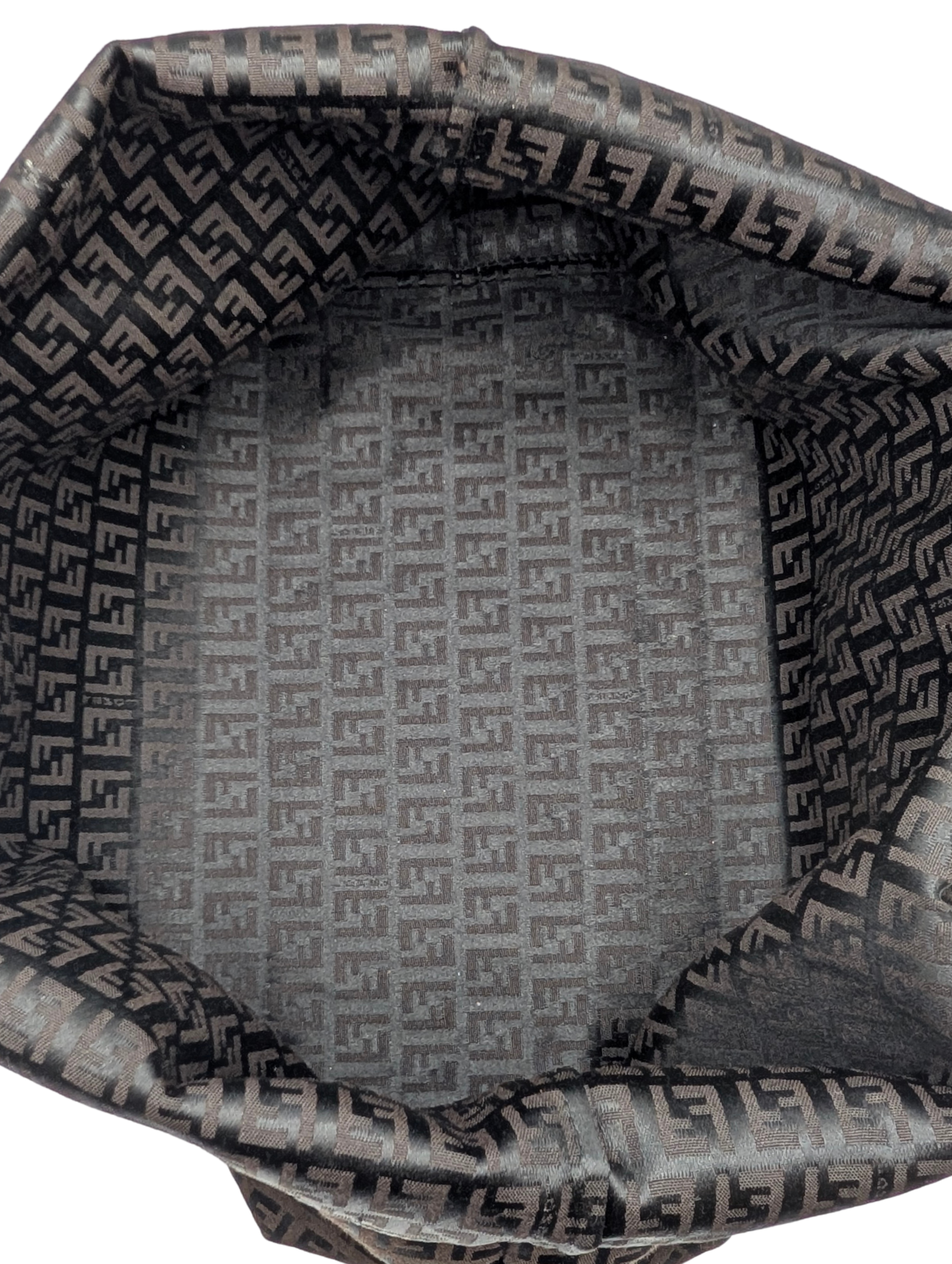 Fendi Brown/Black FF Zucchino Tote