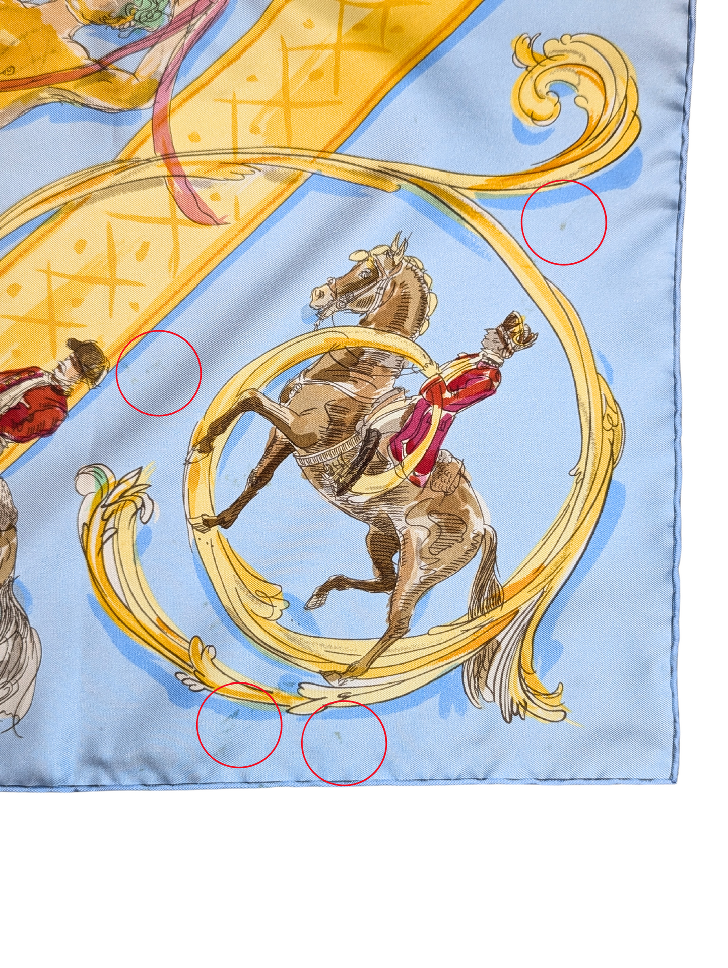 Hermès Ecole Portugaise D'Art Equestre Silk Scarf 90cm