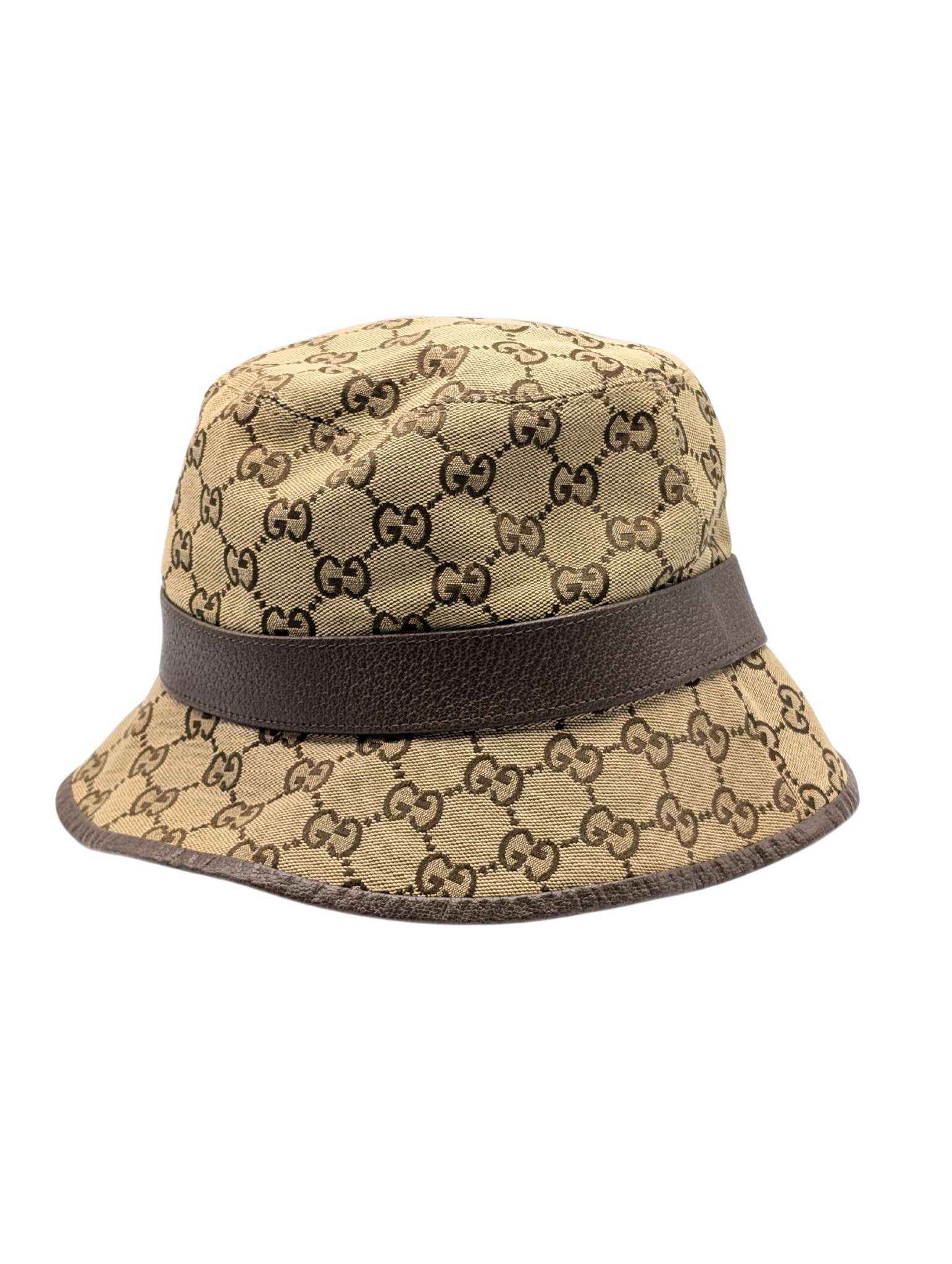 NWT Gucci Monogram GG Canvas Bucket Hat Size Medium