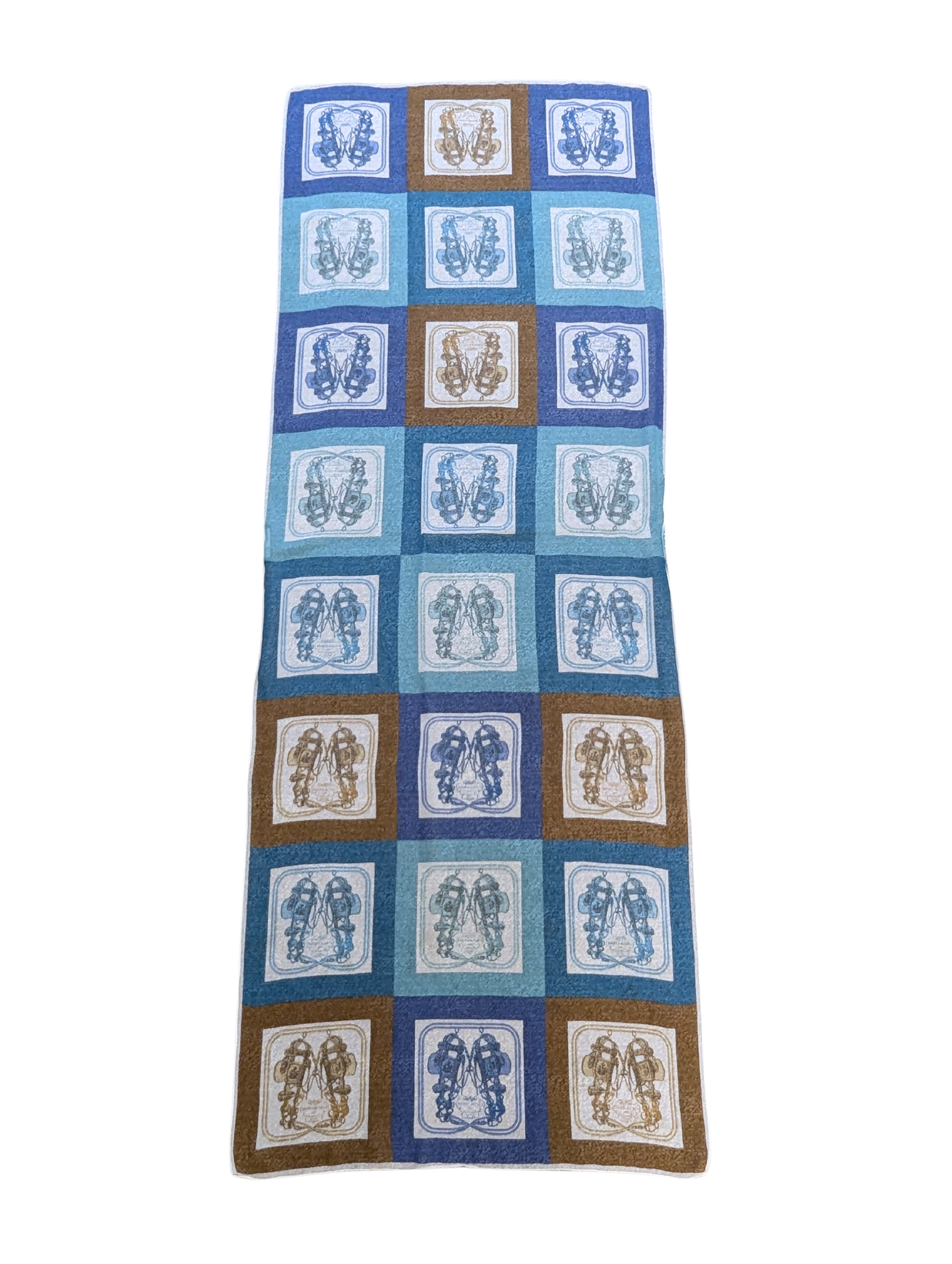 Hermès Mini Brides de Gala Mousseline Stole Scarf