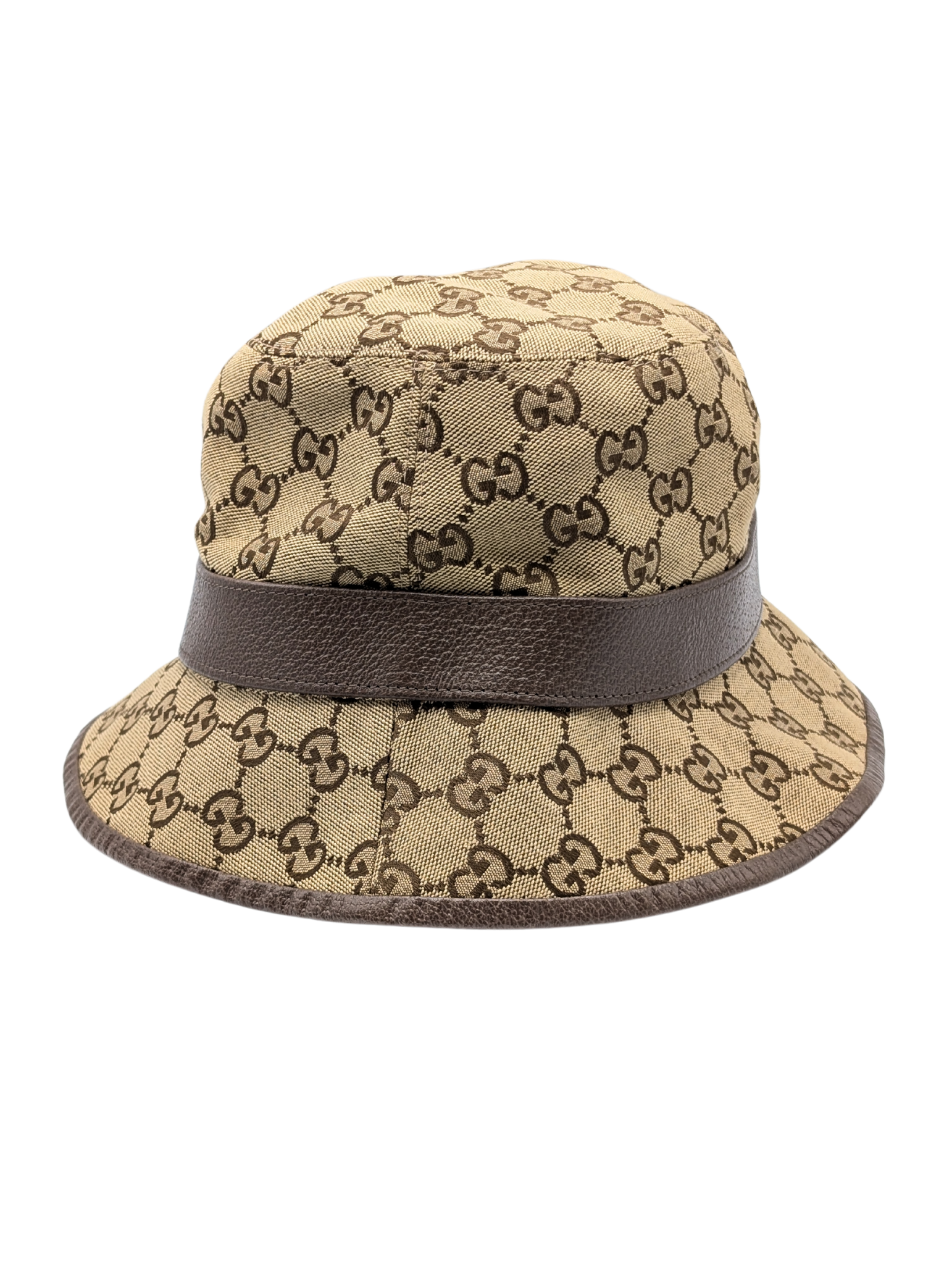 NWT Gucci Monogram GG Canvas Bucket Hat Size Medium