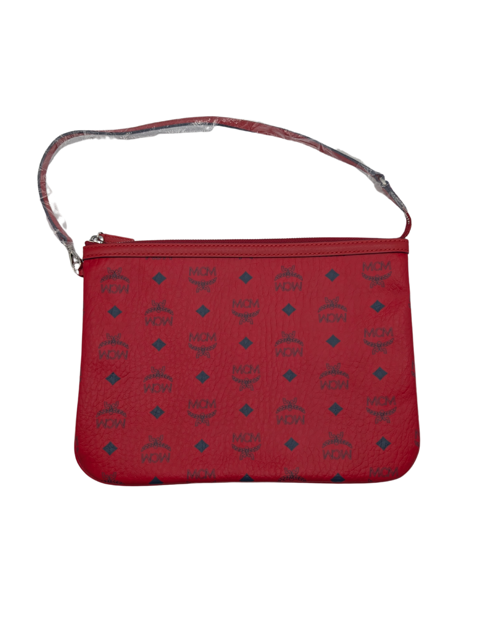 New MCM Liz Reversible Red Visetos Tote