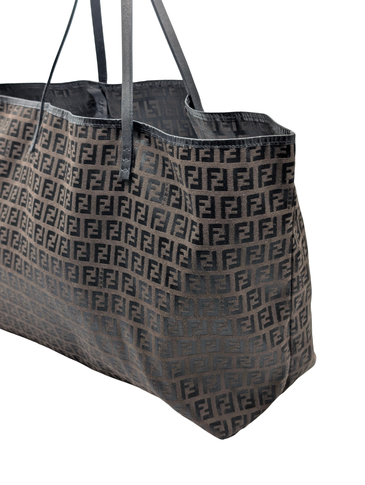 Fendi Brown/Black FF Zucchino Tote