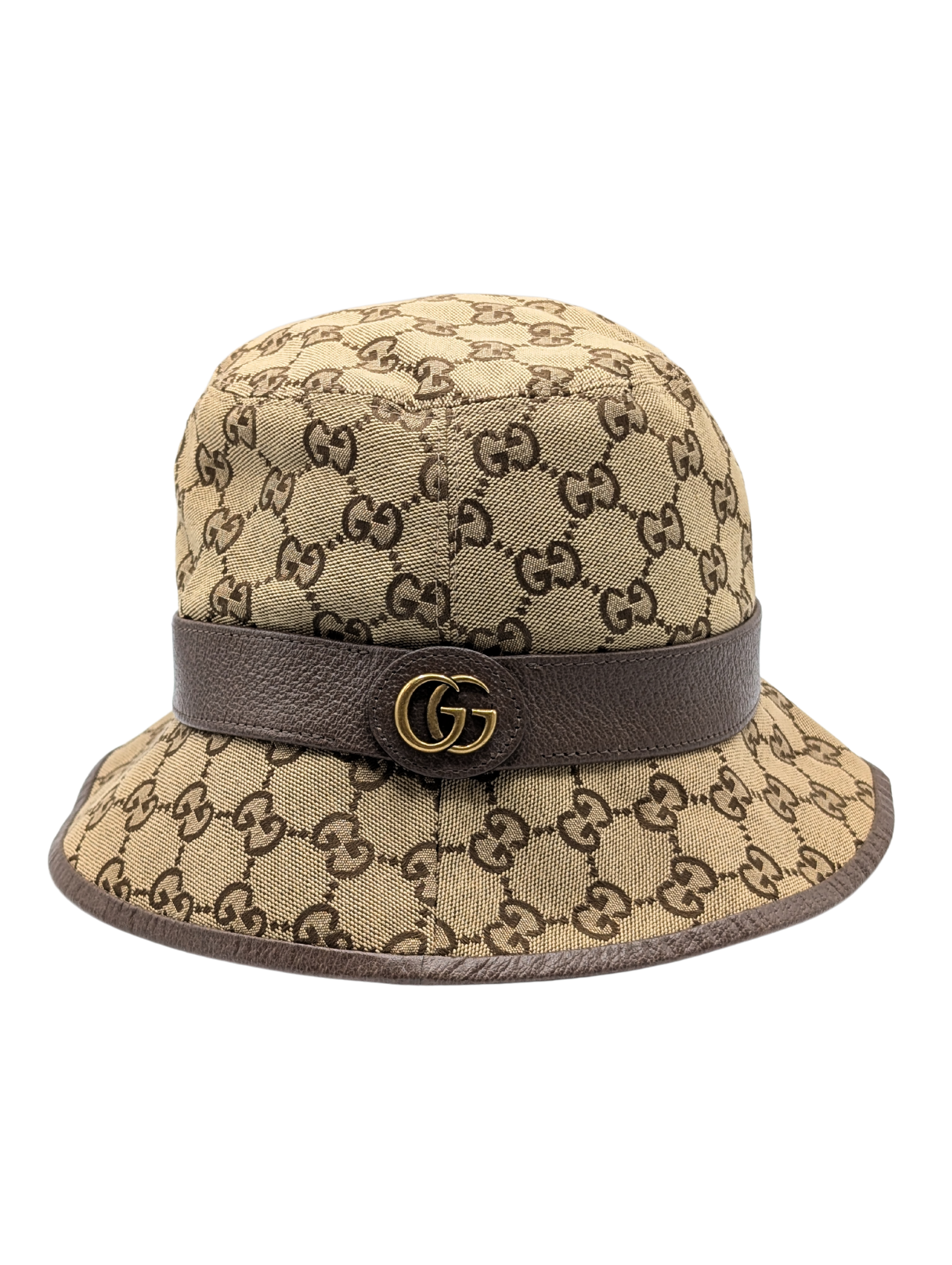 NWT Gucci Monogram GG Canvas Bucket Hat Size Medium