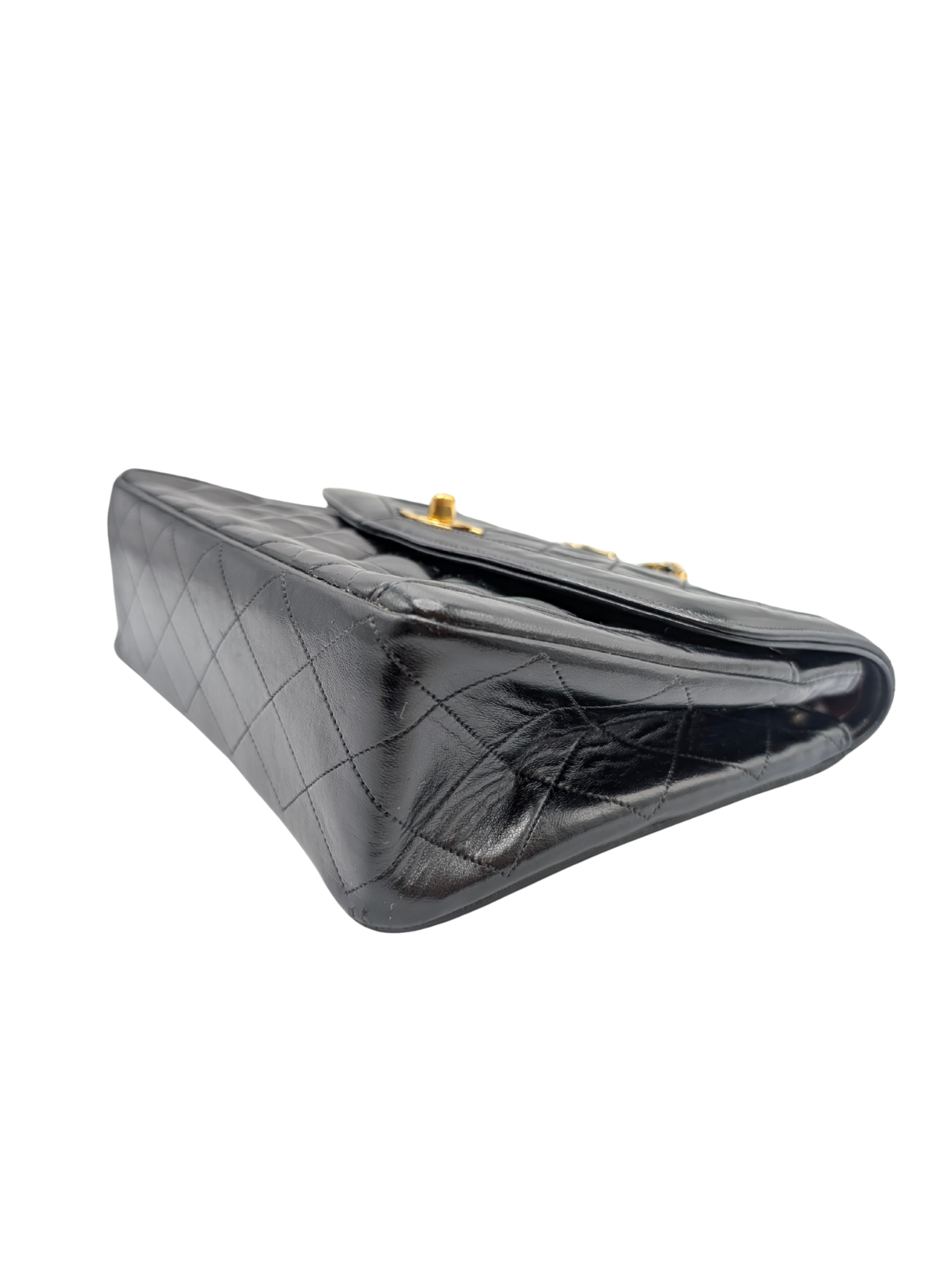 Chanel Black Quilted CC Flap Chain Shoulder Bag