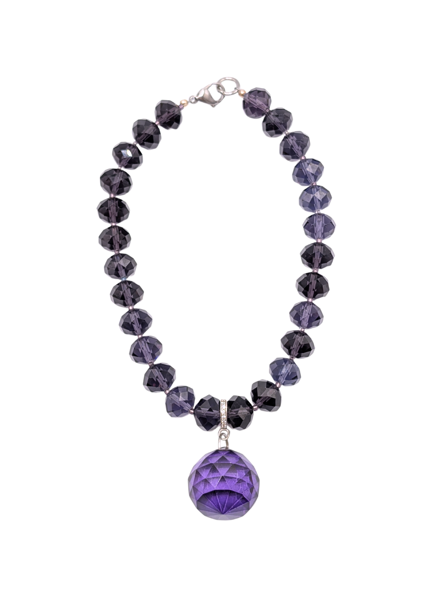RockStar in Rome Amethyst Chandelier Necklace