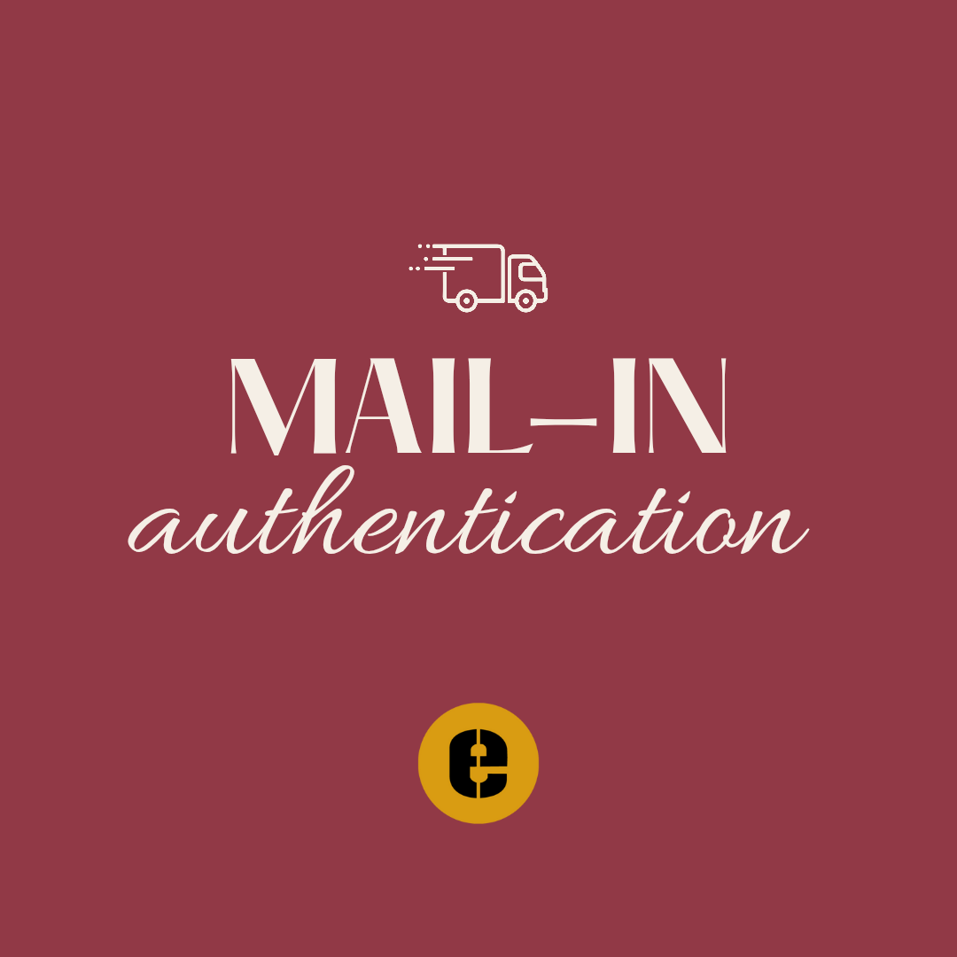 Mail-In Authentication