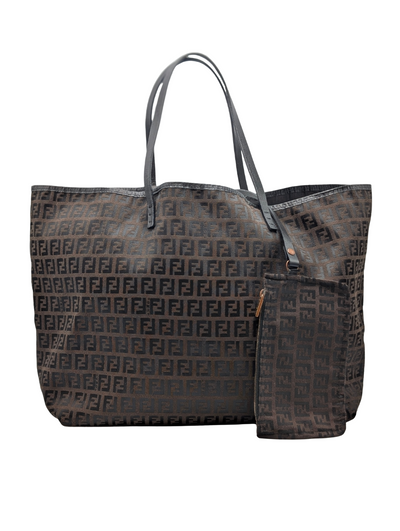 Fendi Brown/Black FF Zucchino Tote