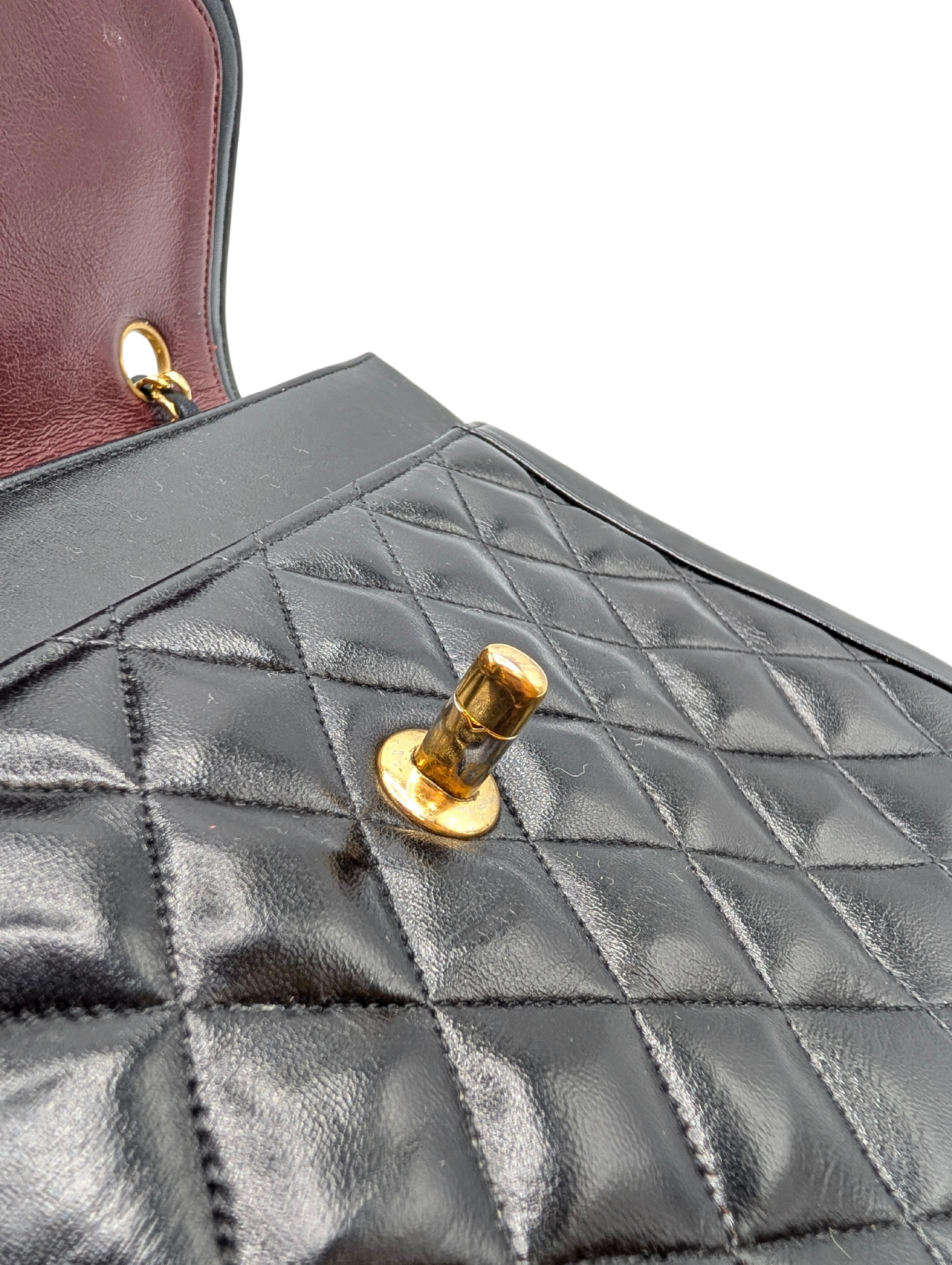 Chanel Black Quilted CC Flap Chain Shoulder Bag