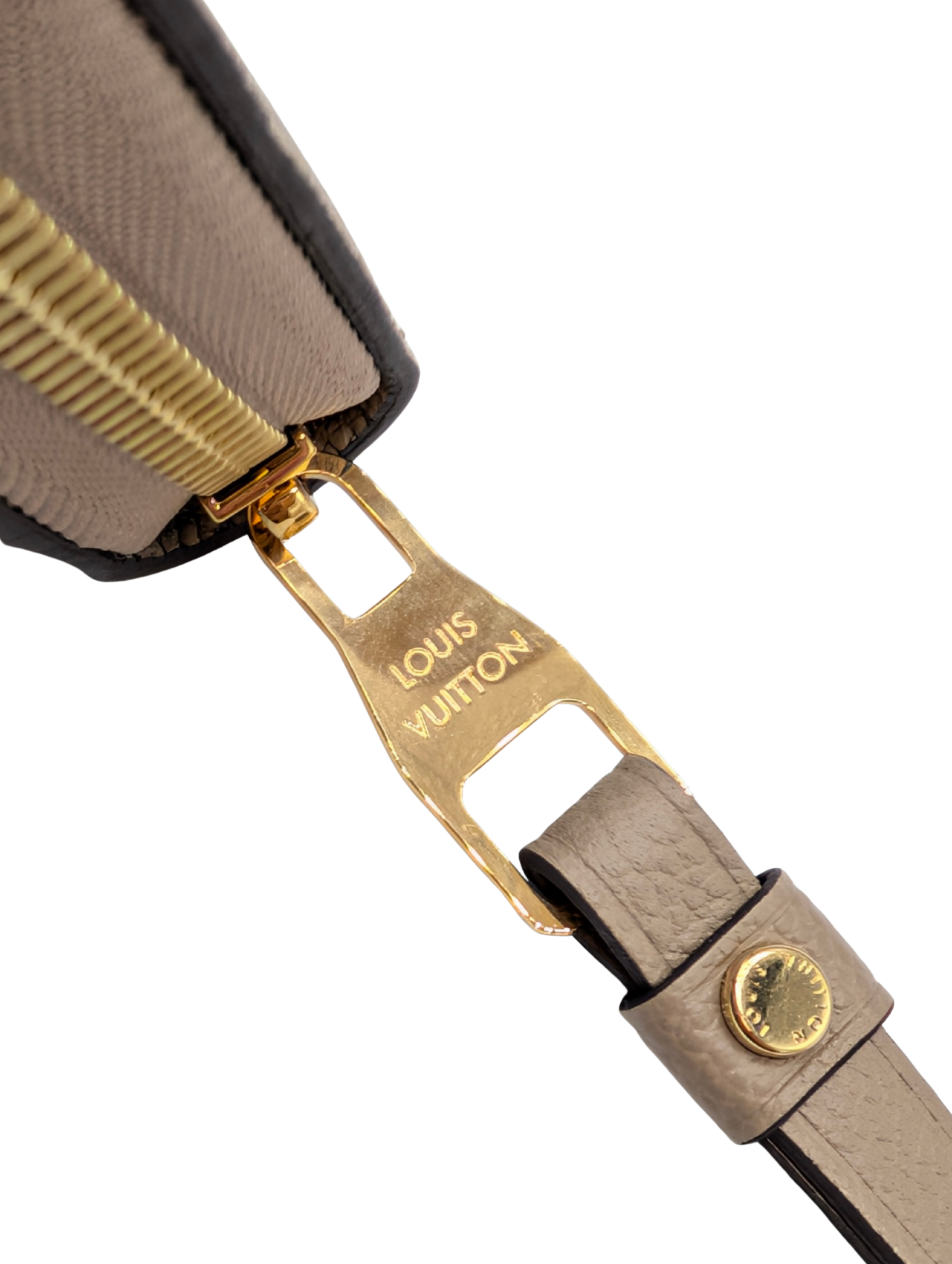 Louis Vuitton Turtledove Empreinte Leathet Zippy Wallet
