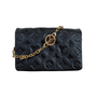 Louis Vuitton Black Lambskin Leather Pochette Coussin Crossbody