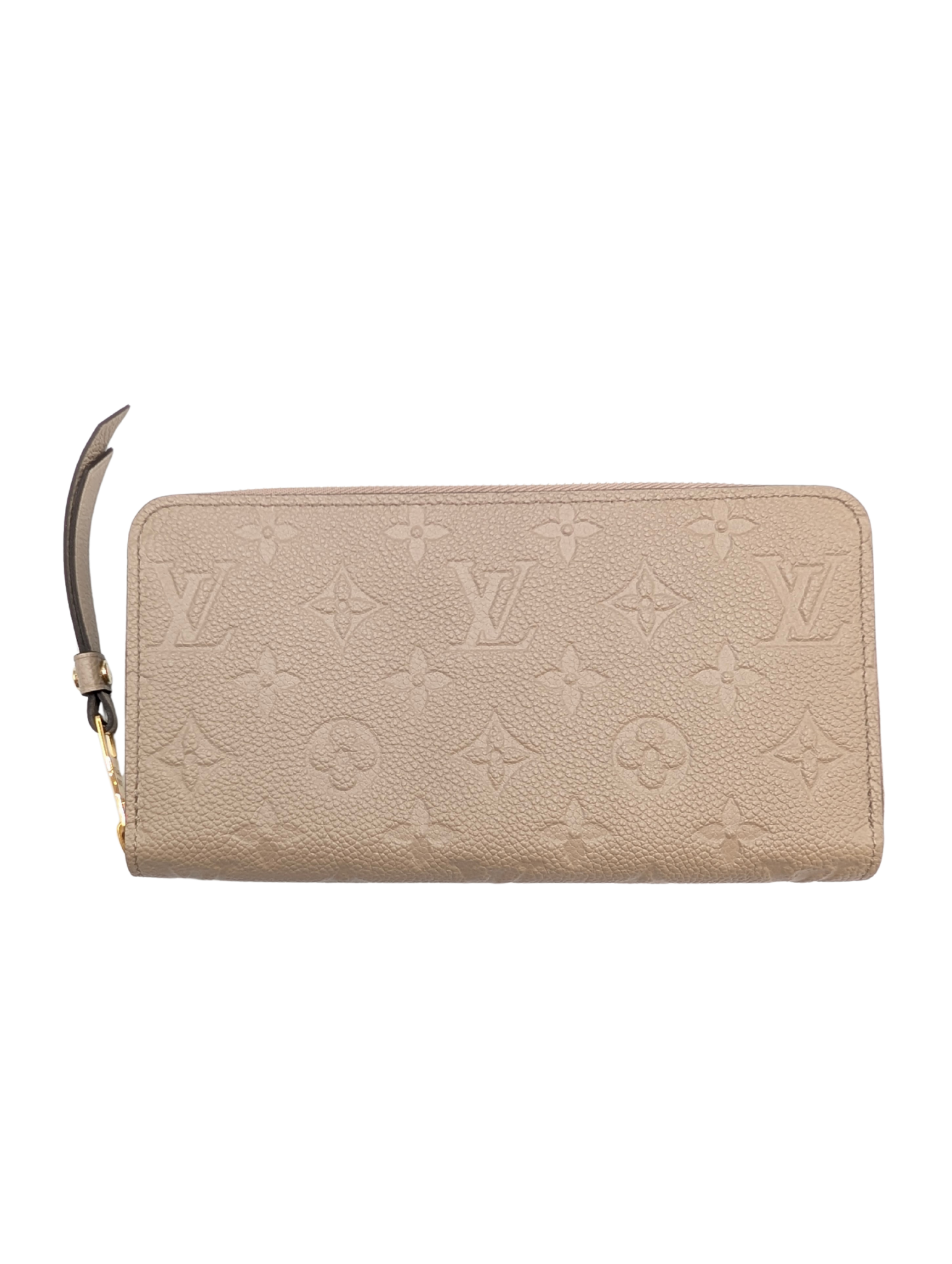 Louis Vuitton Turtledove Empreinte Leathet Zippy Wallet