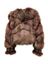 Solleciti Red Fox Fur Jacket Coat Size Small