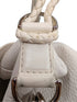 Gucci Spring 2010 Cream Leather Bamboo Braided Techno Horsebit Flap Shoulder Bag