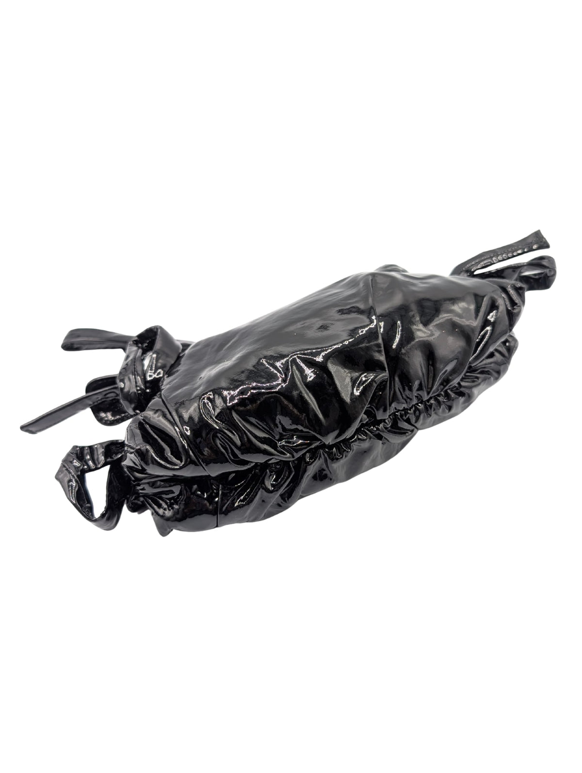 Gucci Black Patent Hysteria Small Clutch Spring 2008