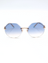 tiffany & Co hexagonal Rose gold mother of pearl sunglasses