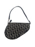 Christian Dior Navy Blue Diorissimo Saddle Pochette Bag