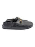 Gucci Black Leather River Horsebit Slingback Mules Men Size 10