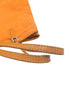 Fendi Orange Zucchino FF Canvas Leather Tote