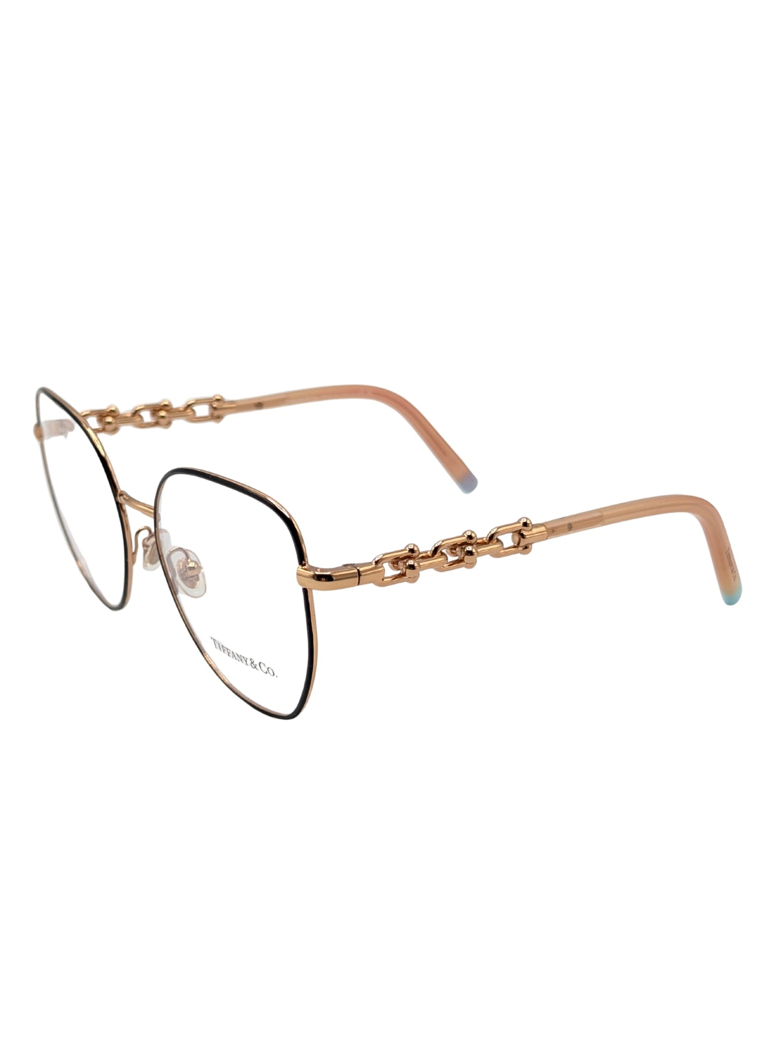 Tiffany & Co. Rose Gold Graduated Link Eyeglasses TF1147