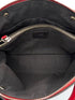 Fendi Red Leather Flowerland By The Way Shoulder Bag