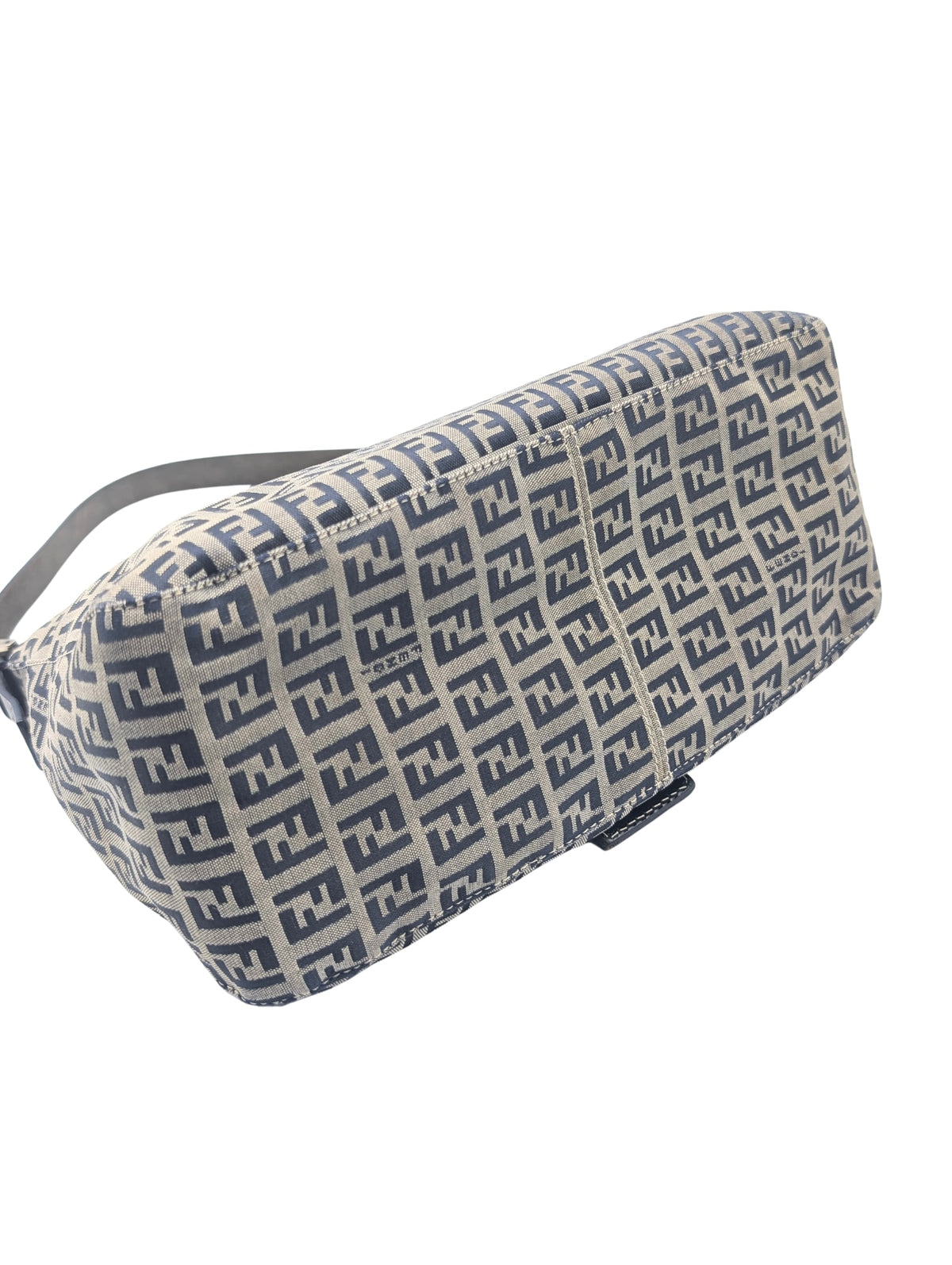 Fendi Navy Zucchino Mama Flap Bag
