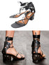 Valentino Garavani Tribal Wrap Sandals Spring 2016 Runway Size 41