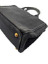 Prada Black Canapa Crystal Studded Tote