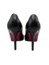 Christian Louboutin Black Leather Decoltissimo 100 Size 38