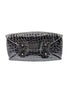 Christian Dior Black Patent Crocodile Embossed 61 Shoulder Bag