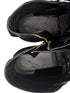 Louis Vuitton Black Monogram Leather Punchy Sneakers Size 38.5