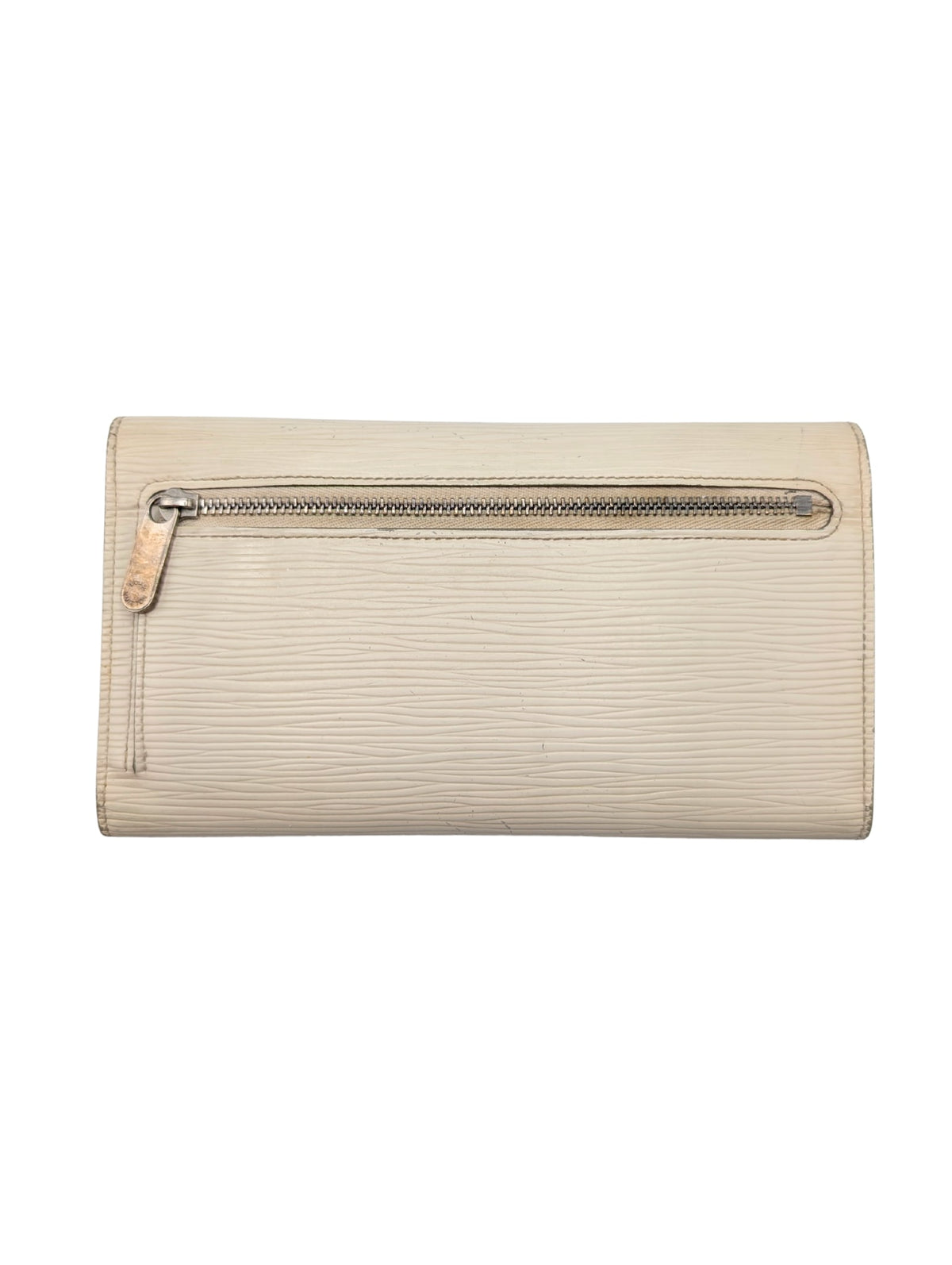 Louis Vuitton Cream Epi Leather Montaigne Bowler Handbag & Eugenie Wallet