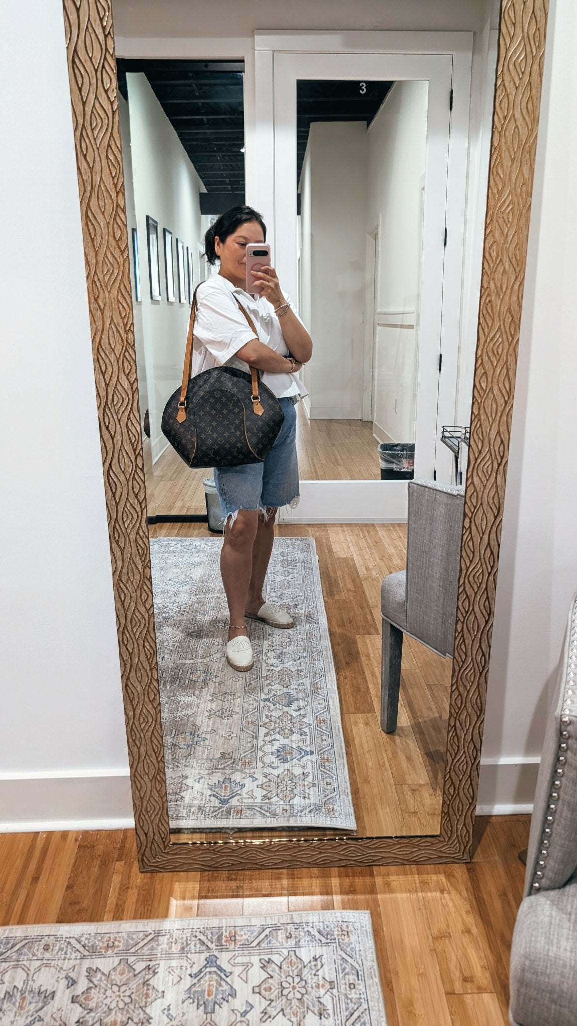 Louis Vuitton Monogram Canvas Ellipse GM Shopper Tote Bag