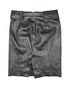 Gucci Black Leather Interlocking GG Belt Knee Length Skirt Size 38
