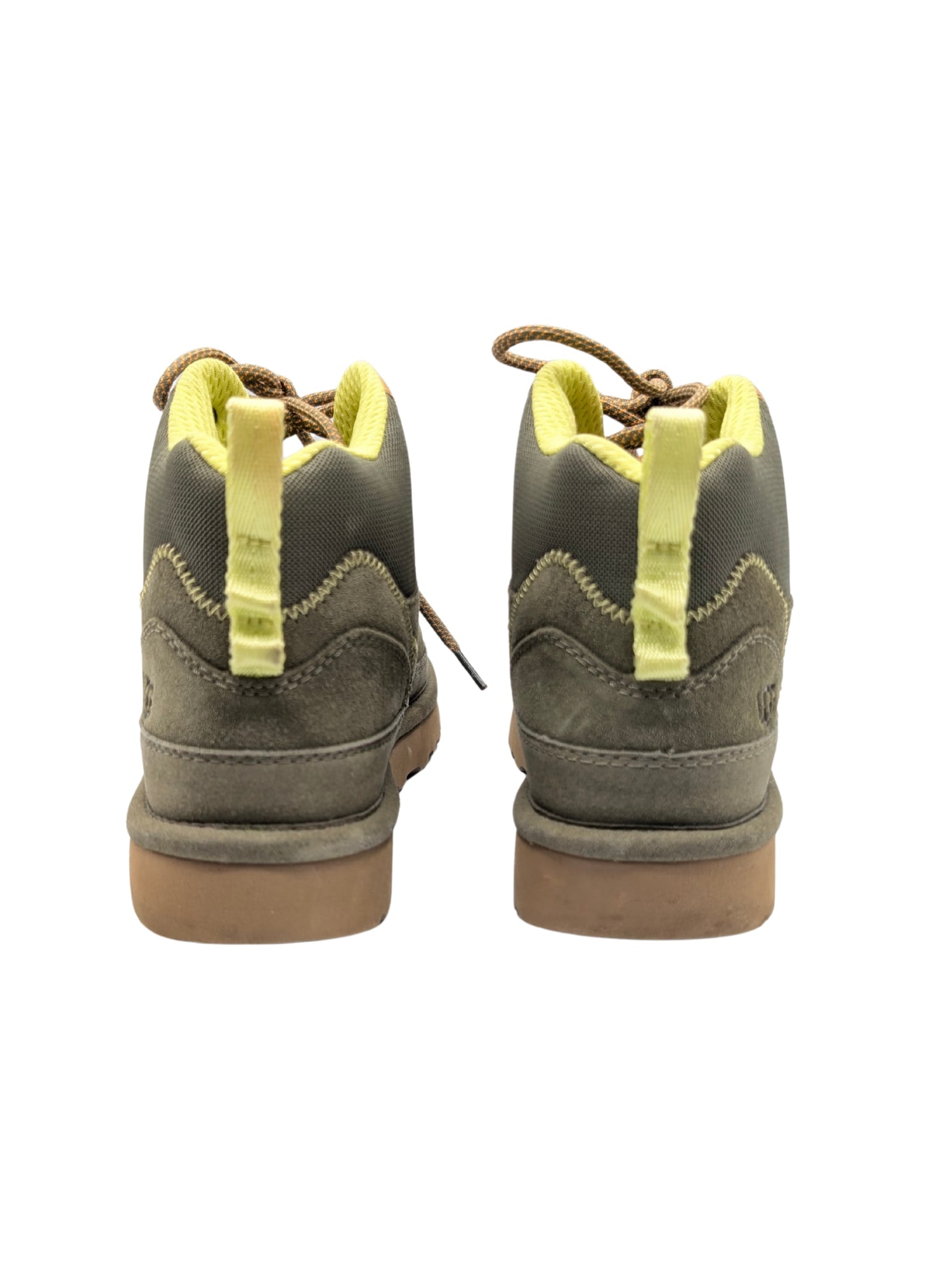 Ugg Olive Green Suede Hi Highland Heritage Sneaker Size 10
