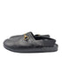 Gucci Black Leather River Horsebit Slingback Mules Men Size 10
