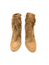 Aquazzura Tiger Lily Tan Suede Booties Size 38