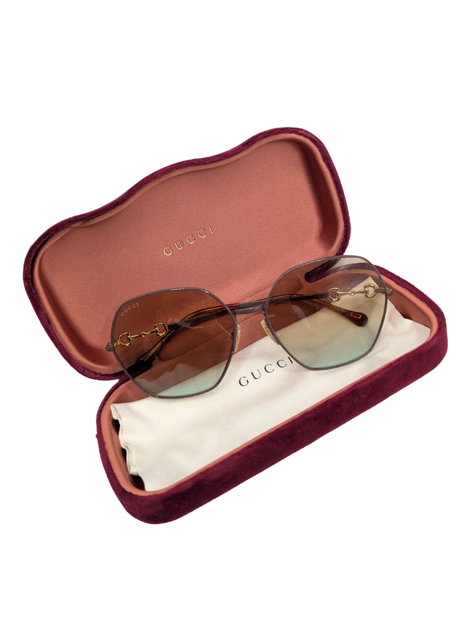 Gucci Horsebit Gradient Sunglasses GG1335s – For The Love of Luxury