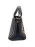 Prada Black Canapa Crystal Studded Tote