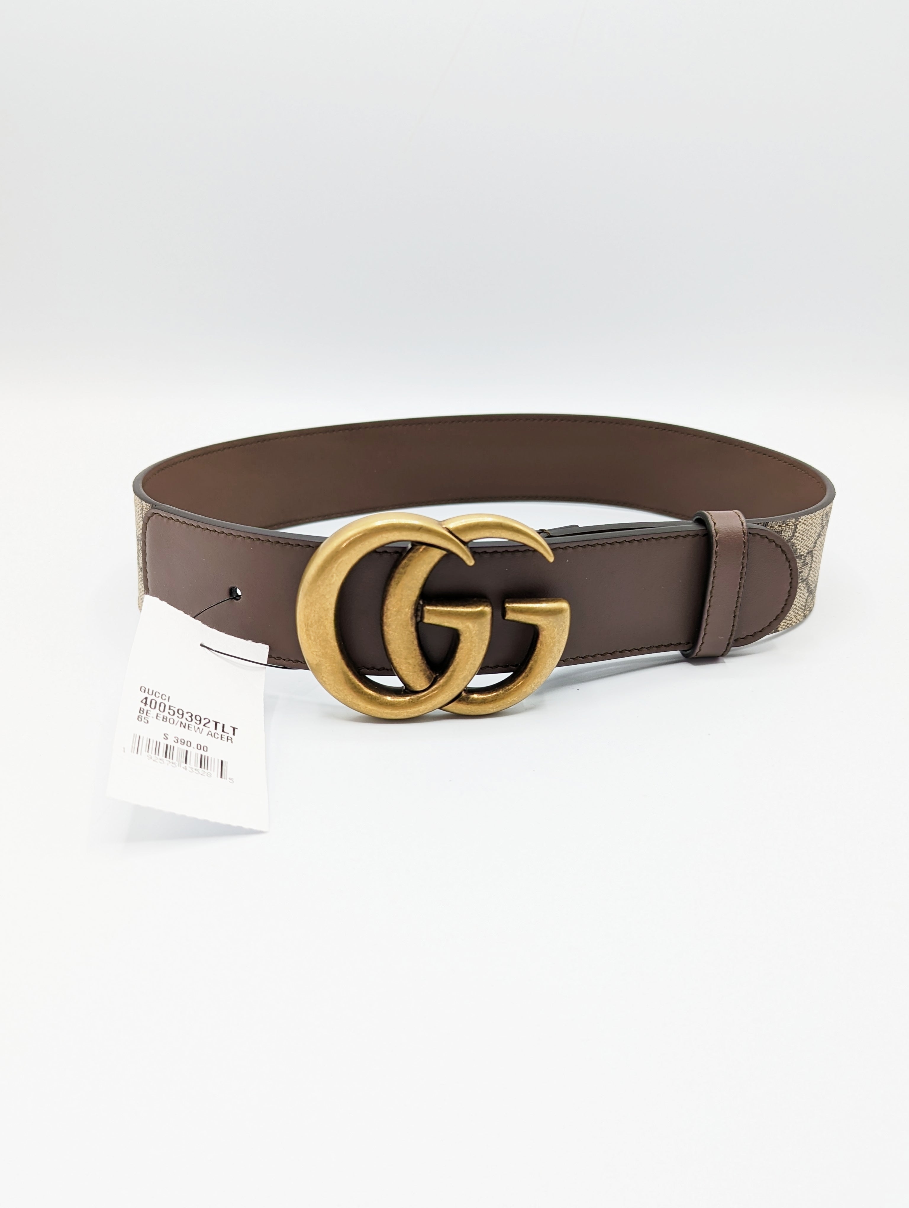 Gucci belt 2025 size 65